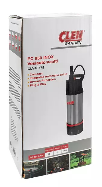 CLEN GARDEN EC 950 INOX Vesiautomaatti - Clen vesipumput ja vesiautomaatit - 15615 - 2